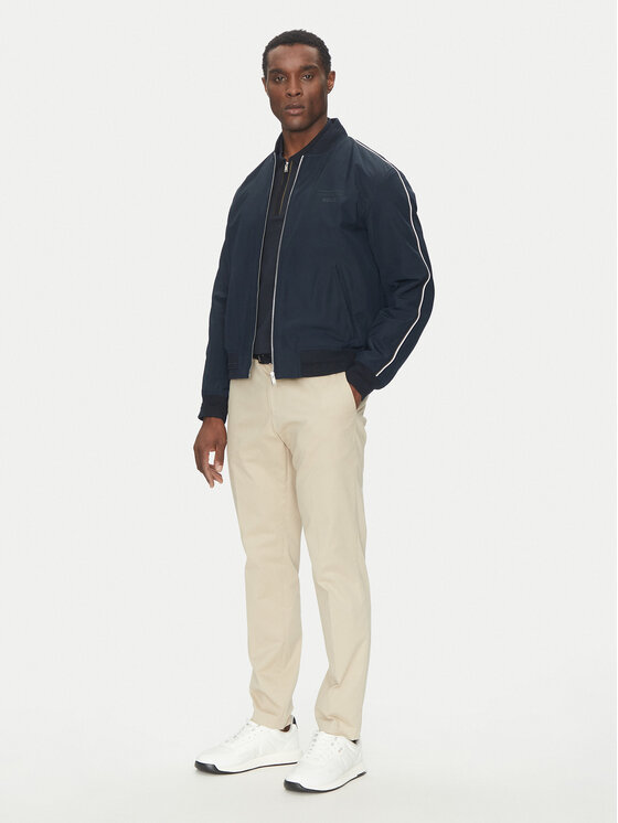 BOSS BOSS Bomber Coltar_PS 50532471 Tamnoplava Regular Fit