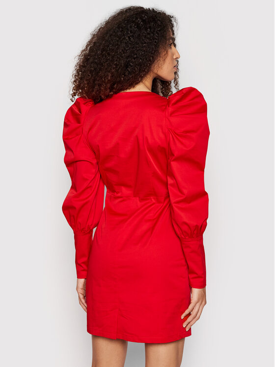 YAS YAS Rochie cocktail Mellen 26020370 Roșu Slim Fit
