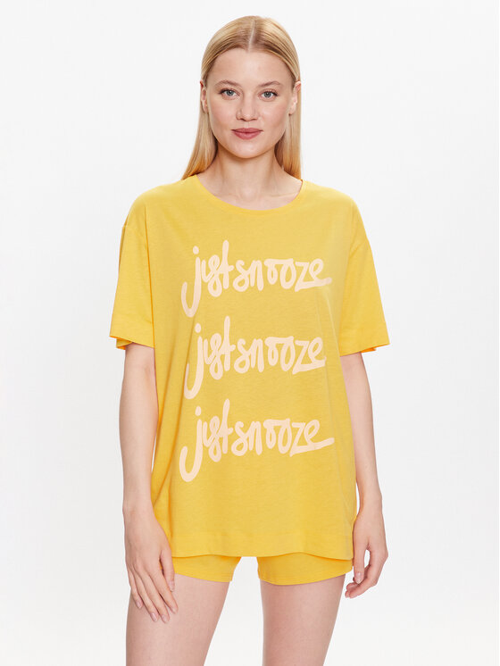 Triumph Triumph Pižama 10214841 Rumena Oversize