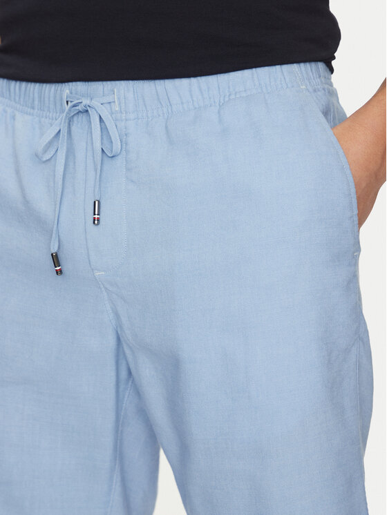 Tommy Hilfiger Tommy Hilfiger Шорти з тканини Harlem MW0MW37804 Голубий Regular Fit