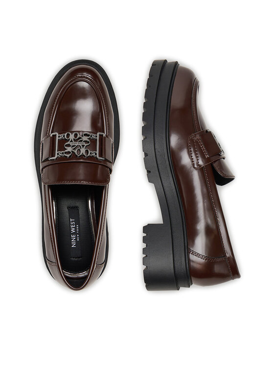 Nine West Nine West лоуфъри с дебела подметка CEO-KARIMA-01 Кафяв