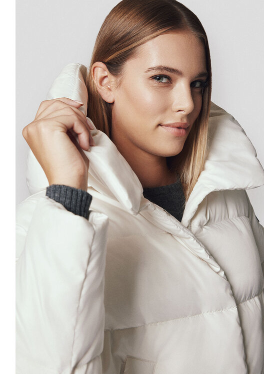 Lancerto Lancerto Kurtka puchowa Azura KU135224000001 Biały Regular Fit