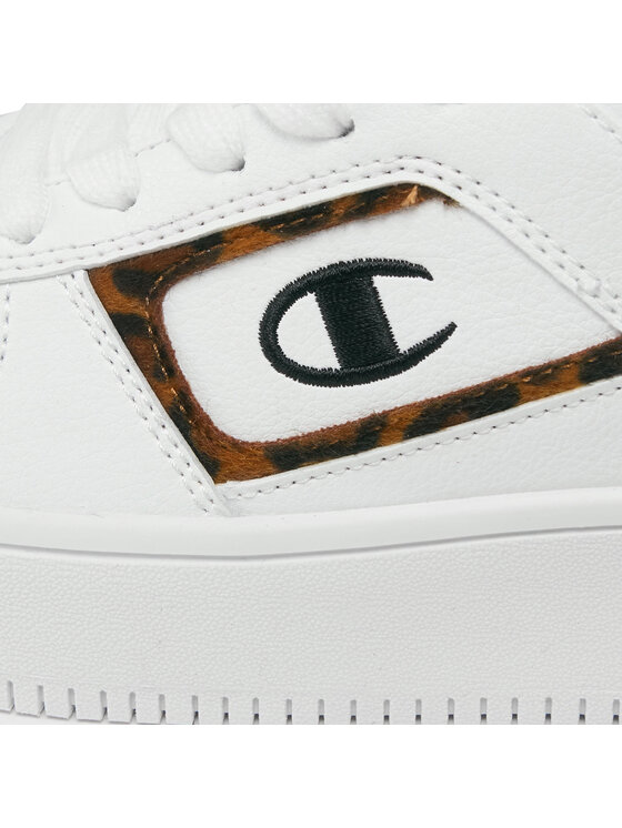 Champion Champion Сникърси Mid Cut Foul Play Plat Mid Animalie S11601-WW001 Бял
