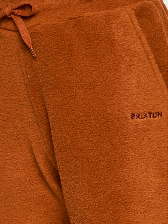 Brixton Brixton Spodnie dresowe Weekender 22330 Pomarańczowy Regular Fit