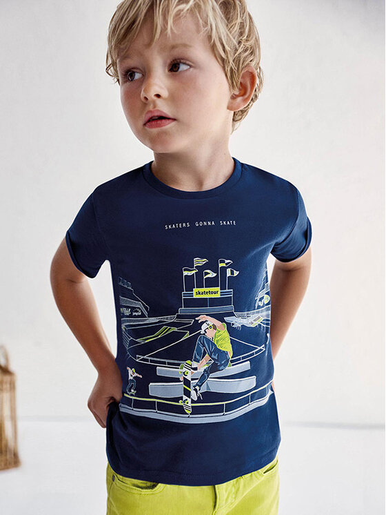 T-shirt 3040 Blu scuro Regular Fit