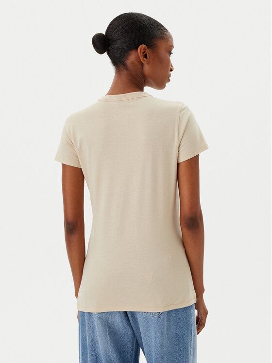 BOSS BOSS T-särk C_Elogo_20 50541343 Beež Slim Fit