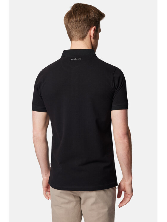 Lancerto Lancerto Polo Jakob PO073124000010 Czarny Regular Fit