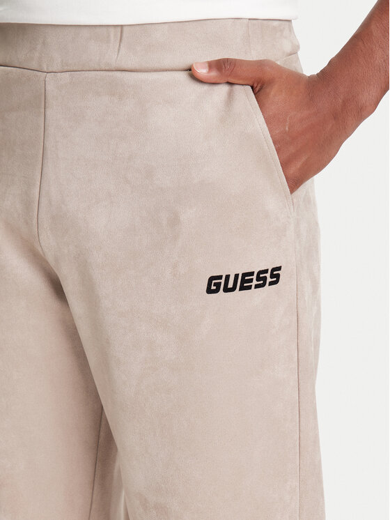 Guess Guess Долнище анцуг Z5YB03 KCJY2 Бежов Regular Fit