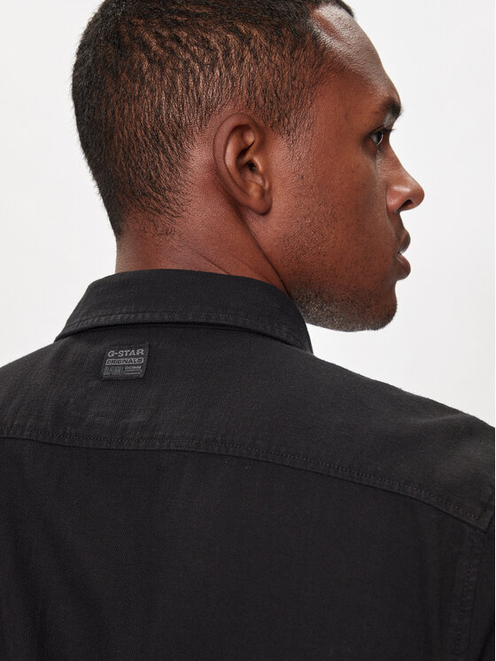 G-Star Raw G-Star Raw Πουκάμισο Marine D24963-D454 Μαύρο Slim Fit