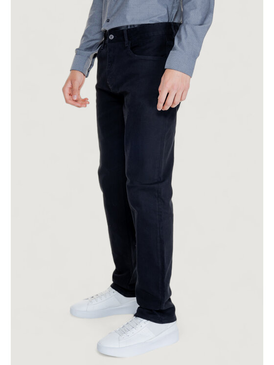 Armani Exchange Armani Exchange Pantalone da abito 8NZJ13 Z2SBZ Nero To Fit