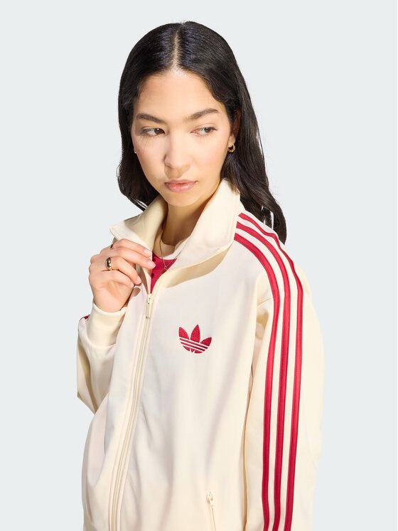 adidas adidas Bluza FIREBIRD Żółty Loose Fit
