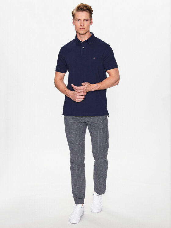 Tommy Hilfiger Tommy Hilfiger Polo majica 1985 MW0MW17770 Mornarsko modra Regular Fit