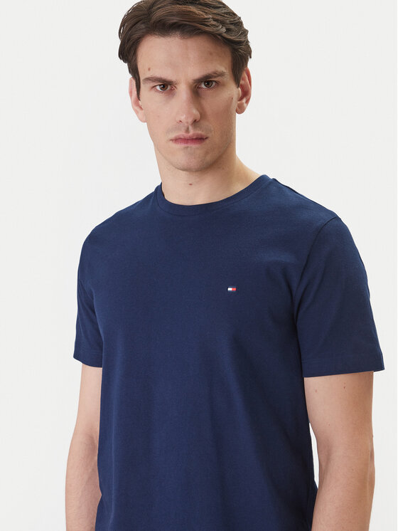 Tommy Hilfiger Tommy Hilfiger Marškinėliai Ess Seasonal MW0MW39995 Tamsiai mėlyna Regular Fit