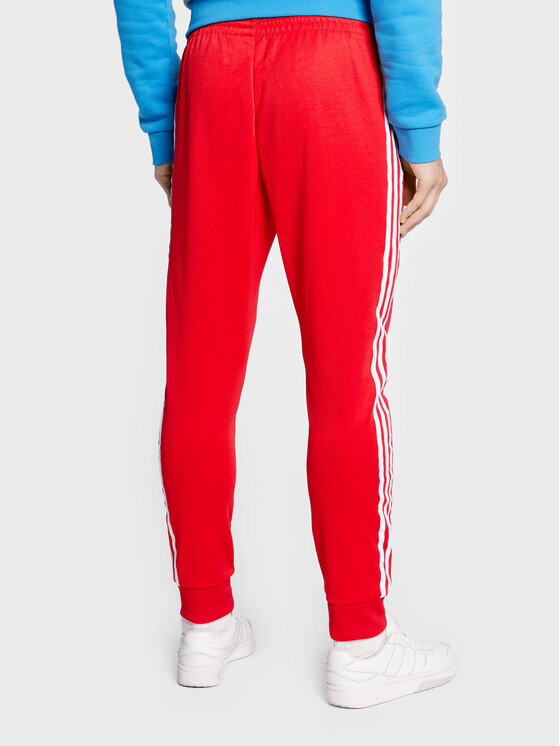 adidas adidas Sportinės kelnės adicolor Classics Primeblue HF2134 Raudona Slim Fit