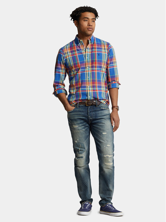 Polo Ralph Lauren Polo Ralph Lauren Marškiniai 710937992002 Spalvota Custom Fit