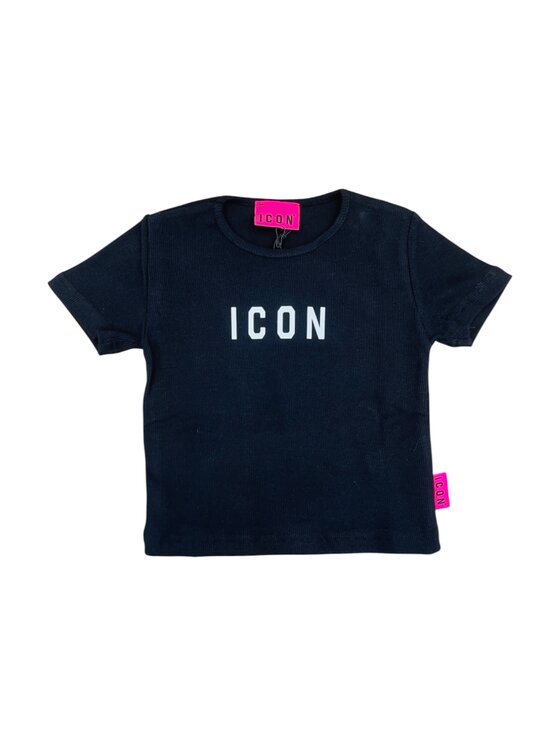 Icon Icon T-Shirt igks00581 Czarny Regular Fit