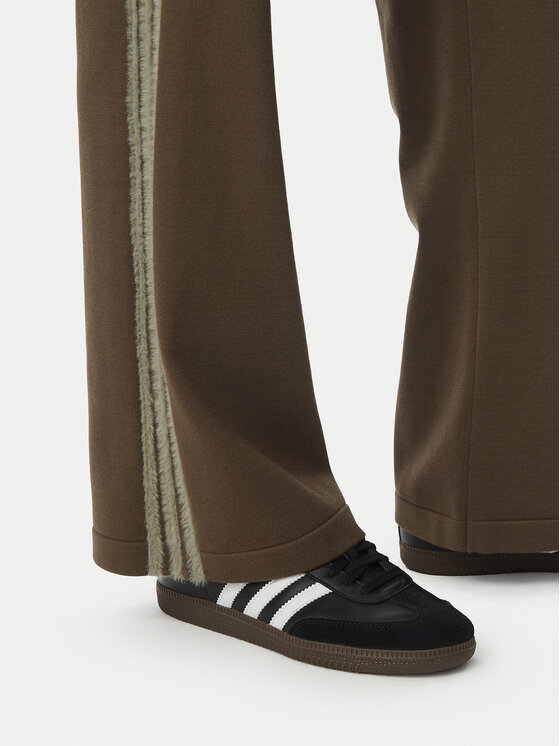 adidas adidas Sportinės kelnės Firebird KS7362 Ruda Regular Fit