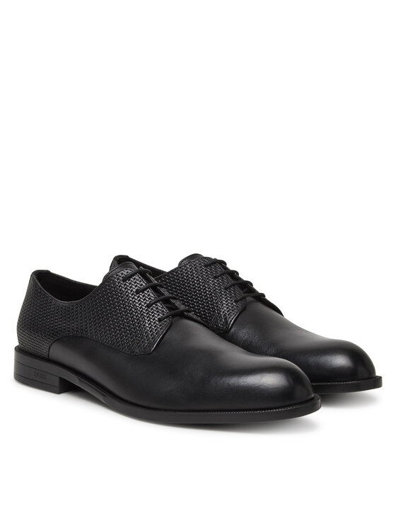 BOSS BOSS Halbschuhe Tayil_Derb_ltmxwv 50541716 Schwarz