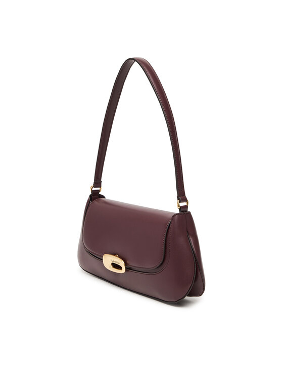 Calvin Klein Calvin Klein Torbica Hardware Flap Shoulder Bag LV04F3146G Tamnocrvena