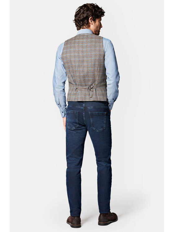 Lancerto Lancerto Kamizelka Flora 2 KA099222000001 Brązowy Slim Fit