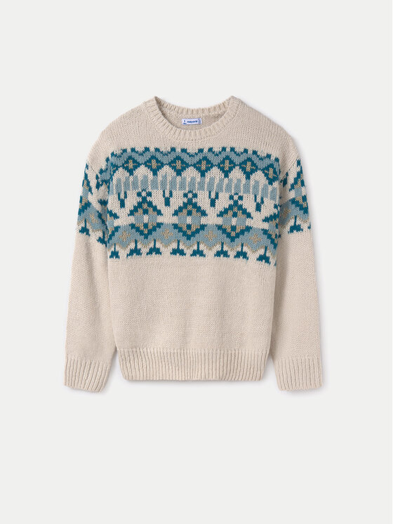 Mayoral Mayoral Sweater 7304 Bézs Regular Fit