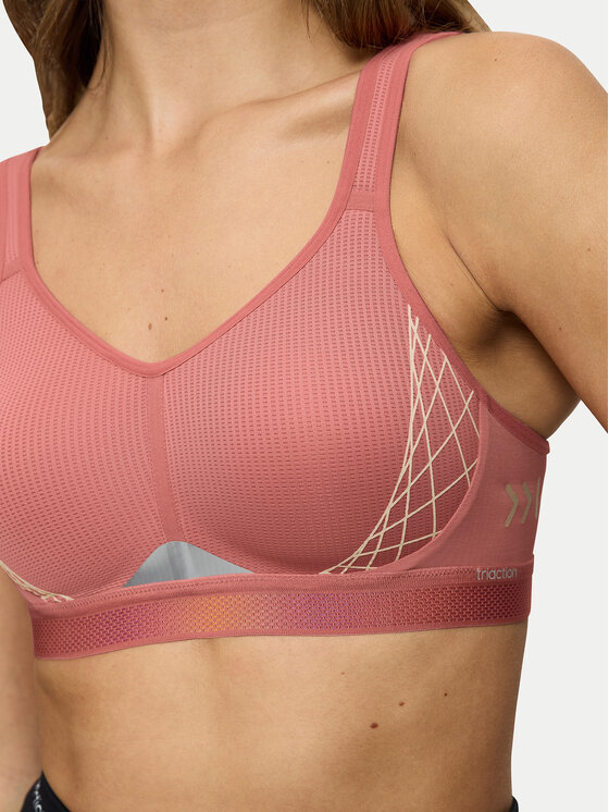 Triumph Triumph Špotni nedrček Triaction Cardio Flow 10205923 Roza