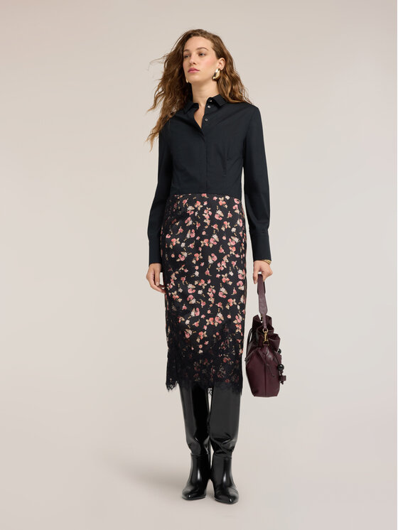Motivi Motivi Koszula 5082Q001005N033 Czarny Regular Fit
