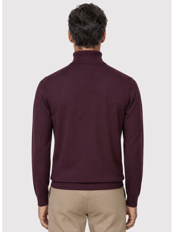 Pako Lorente Pako Lorente Sweter P26WN-2X-016 Bordowy Classic Fit