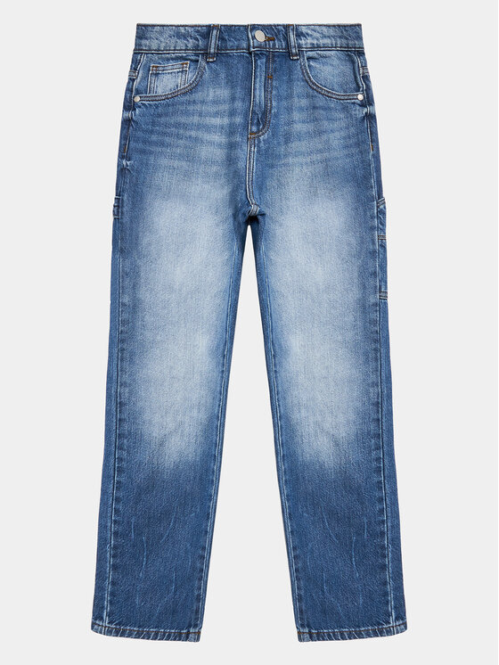 Guess Guess Traperice L3YA06 D45E0 Plava Relaxed Fit