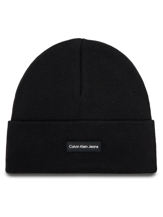 Calvin Klein Jeans Cepure Inst Patch Beanie K50K512142 Melns