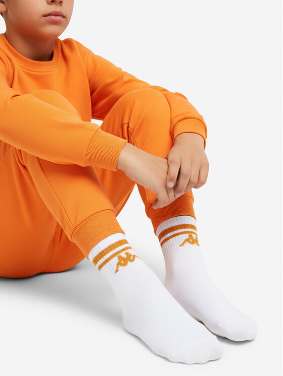 Kappa Kappa Dolge nogavice CEO_KR_KAPPA_DZ005_W_AW25 Bela