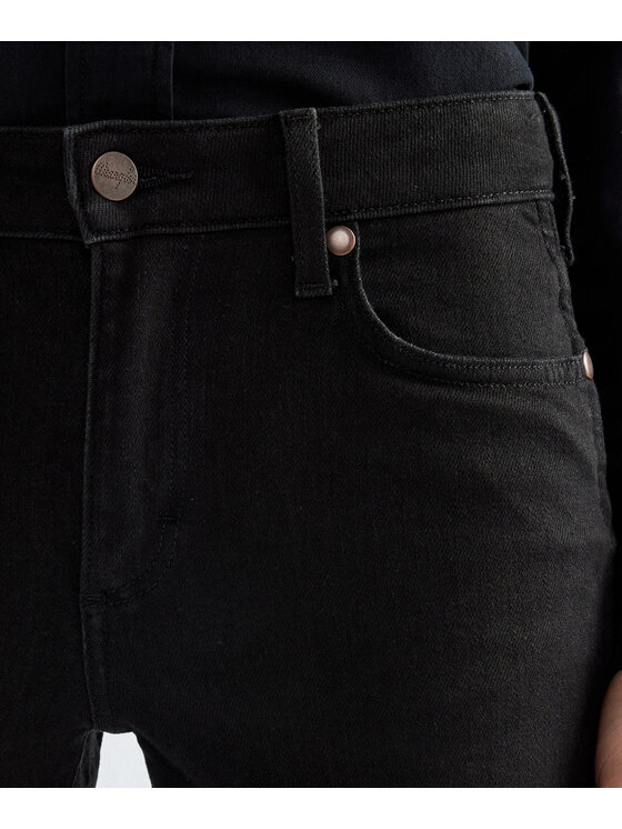 Wrangler Wrangler Jeansy 112388298 Czarny Straight Fit