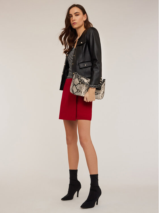 Motivi Motivi Giacca in similpelle R316Q000982N033 Nero Regular Fit