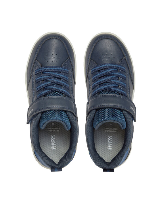 Geox Geox Sneakersy J Washiba Boy J45LQA 05411 C4585 S Tmavomodrá