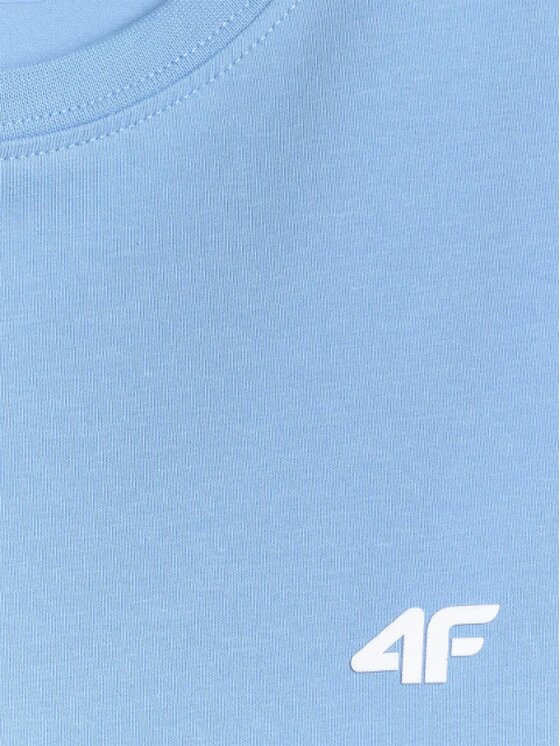 4F 4F T-shirt 4FWMM00TTSHF3306-32S Blu Authentic Slim Fit