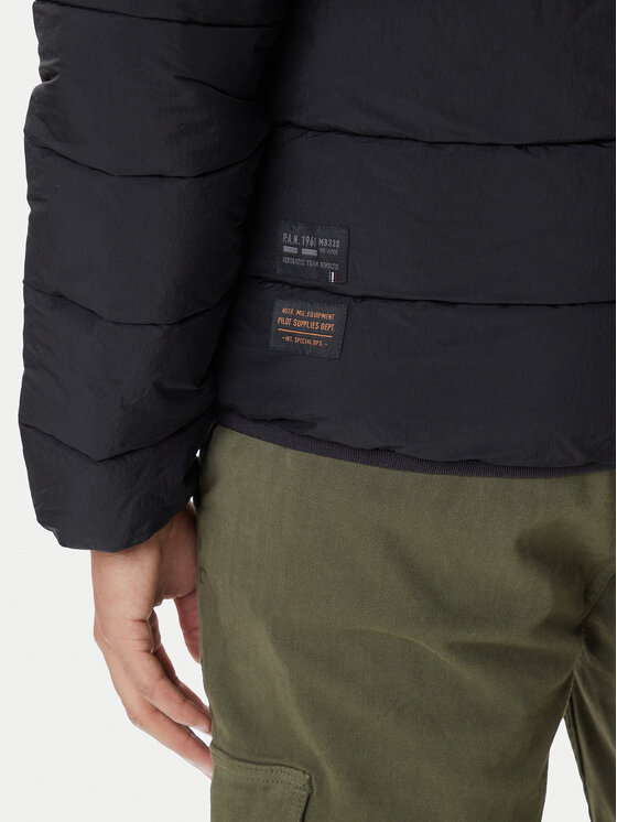Aeronautica Militare Aeronautica Militare Μπουφάν μεταβατικό 252AB3022UCT04214 Μαύρο Regular Fit
