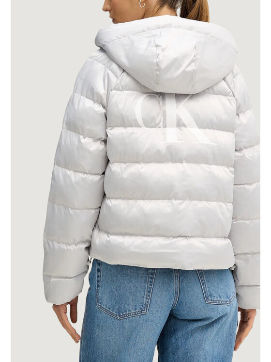 Calvin Klein Jeans Calvin Klein Jeans Μπουφάν πουπουλένιο LV047E509G Γκρι Casual Fit
