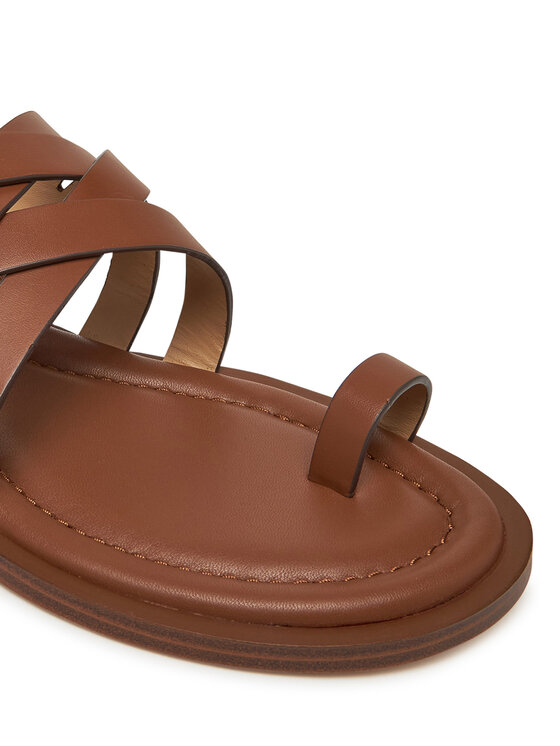 MICHAEL Michael Kors MICHAEL Michael Kors Čības uz pirksta Nora 40S5NOFS1L Brūns