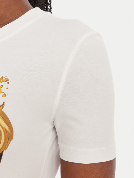 Versace Jeans Couture Versace Jeans Couture T-shirt 80HAHE01 CJ02E Bianco Slim Fit