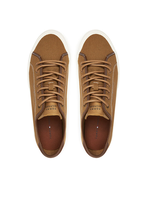 Tommy Hilfiger Tommy Hilfiger Кросівки Hi Vulc Street Canvas FM0FM05515 Коричневий