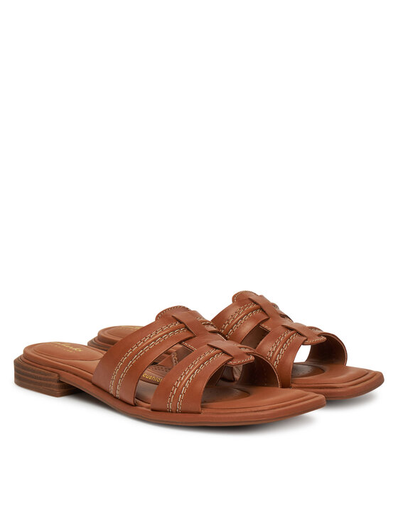 Clarks Clarks Natikači Ariany Mule 26181239 Rjava