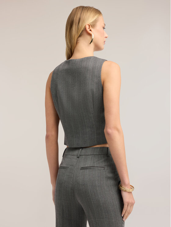 Motivi Motivi Koszula L033Q000097N0S3 Szary Slim Fit