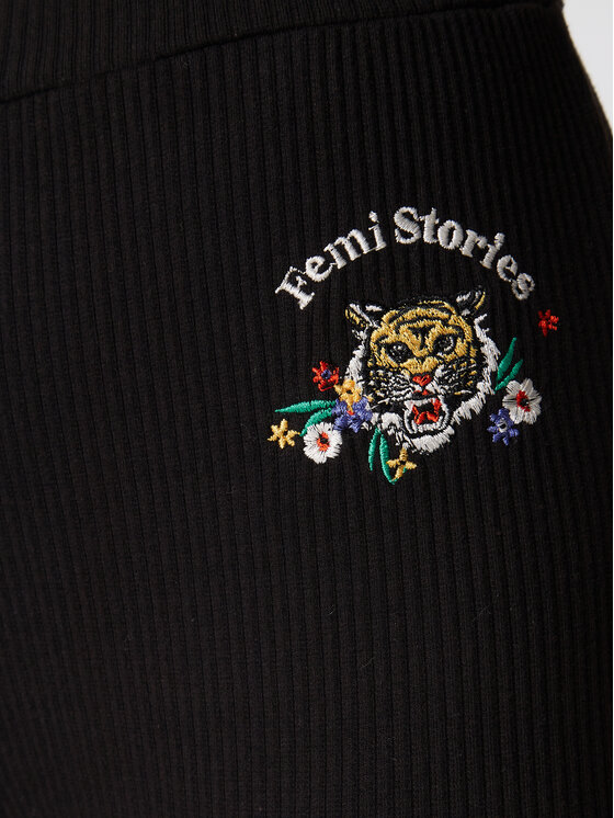 Femi Stories Femi Stories Pajkice Odise Črna Slim Fit