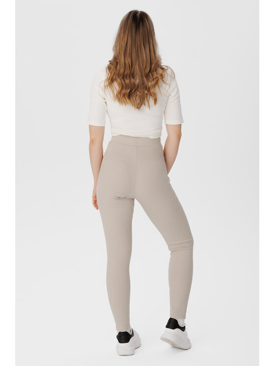 LAURELLA LAURELLA Spodnie dresowe 3TU003 Beżowy Regular Fit