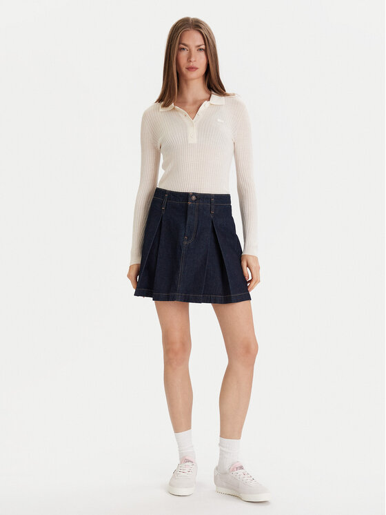 Lacoste Lacoste Πουλόβερ AF4006 Εκρού Slim Fit