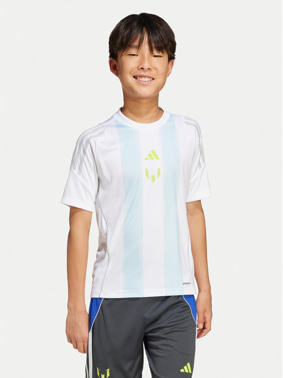 adidas Tričko Messi Training JI5460 Biela Regular Fit