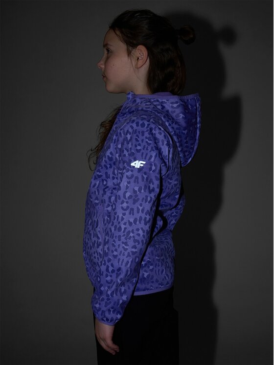 4F 4F Kurtka softshell 4FJRAW25TSOFF507-90A Kolorowy Regular Fit