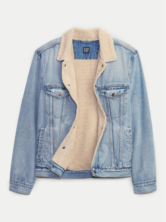 Gap Gap Дънково яке 736375-02 Син Regular Fit