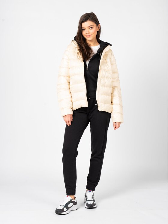 Champion Champion Μπουφάν μεταβατικό 115750 Εκρού Comfortable Fit