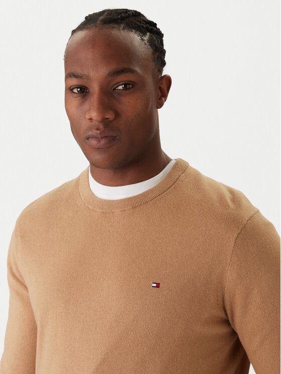 Tommy Hilfiger Tommy Hilfiger Sweater MW0MW28046 Bézs Regular Fit